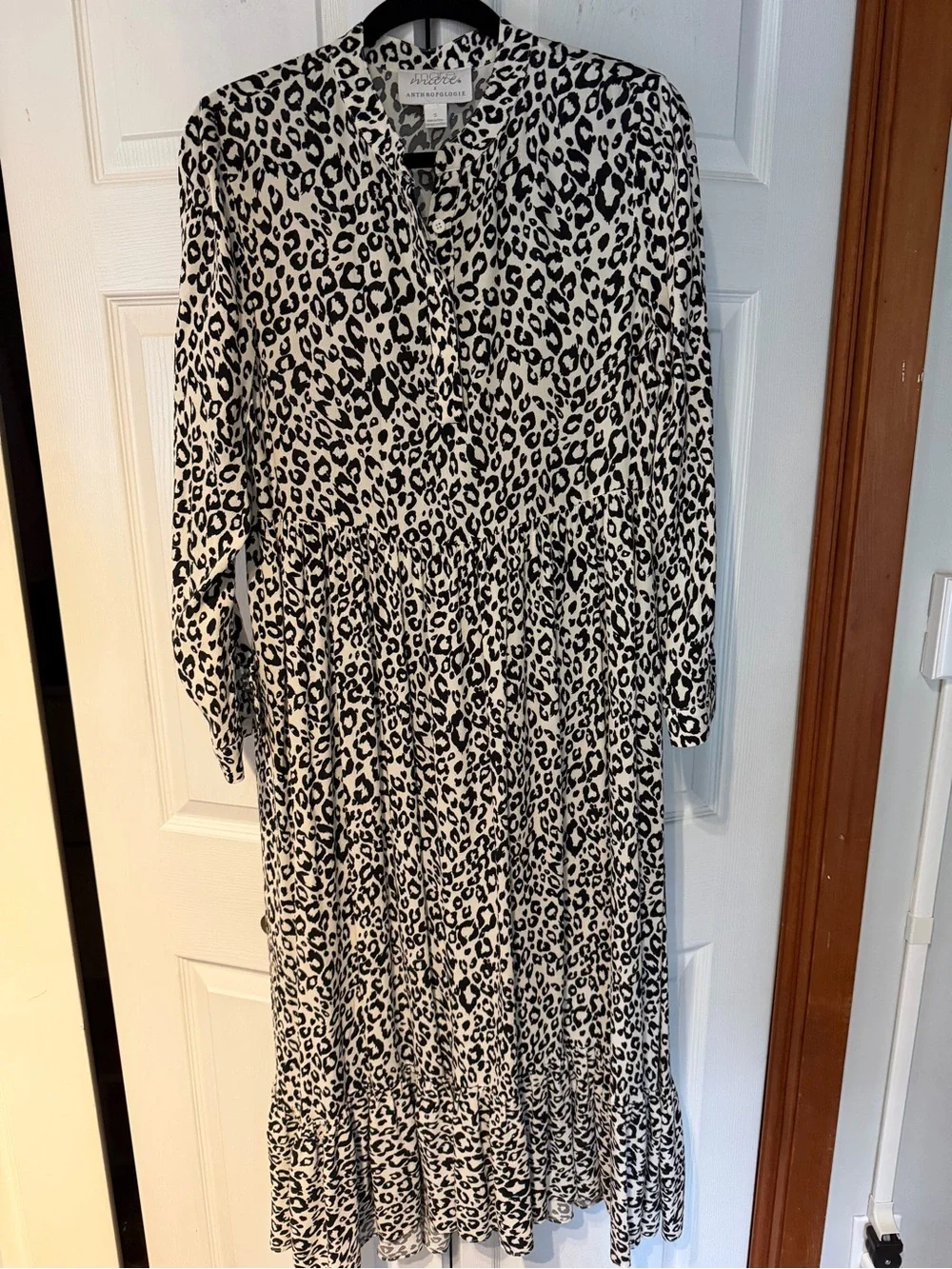 Mare Mare X Anthropologie Leopard Maxi Dress - Size S - Picture 3 of 5